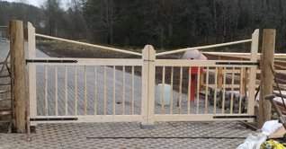 Grindar och gärdesgård, tillverkade av trä i högsta kvalitet